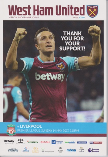 Match programme