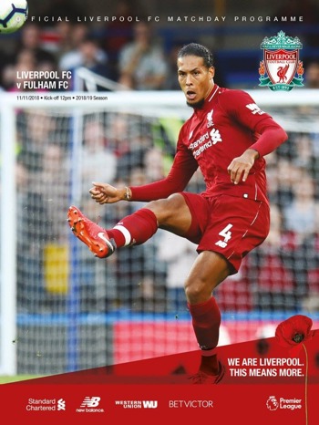 Match programme
