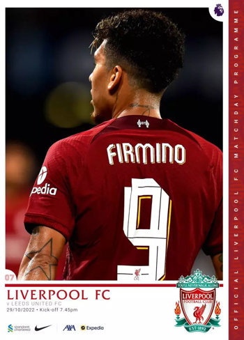 Match programme