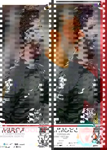 Match programme postponed game