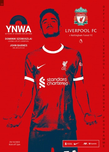 Match programme