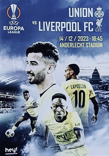 UnOffficial Match programme