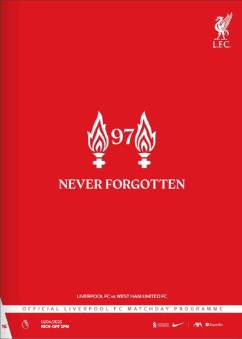 Match programme