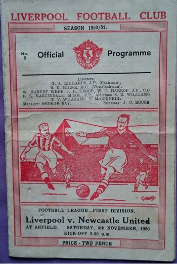 Match programme