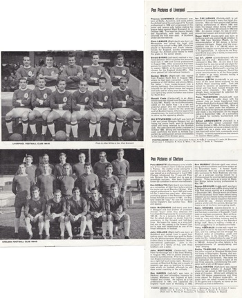 Pen pictures of Liverpool and Chelsea