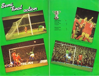 Images from game (from match programme)