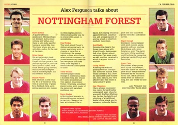 Pen pics of Nottingham Forest from match programme