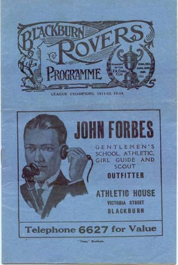 Match programme