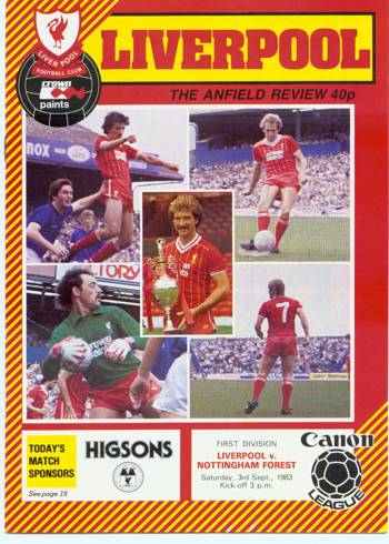Match programme