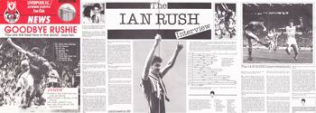 Goodbye Rushie - Liverpool fan club magazine