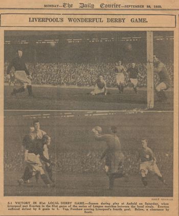 Liverpool's wonderful derby game - 26 September 1925