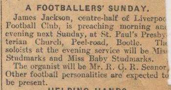 A footballer's Sunday