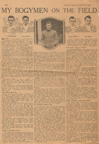 My bogymen on the field - 31 January 1931