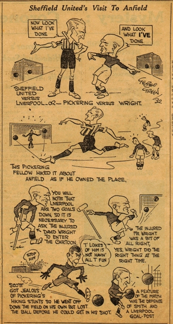 A sketch from the Liverpool Echo - 7 September 1932
