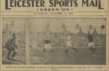 Scott on the alert - 8 October 1932