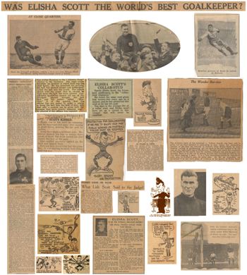 Was Elisha Scott the world's best goalkeeper? - a photo collage by LFChistory.net