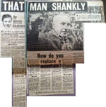 That man Shankly, by Brian Clough - July 1974
