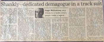 Dedicated demagogue in a track suit