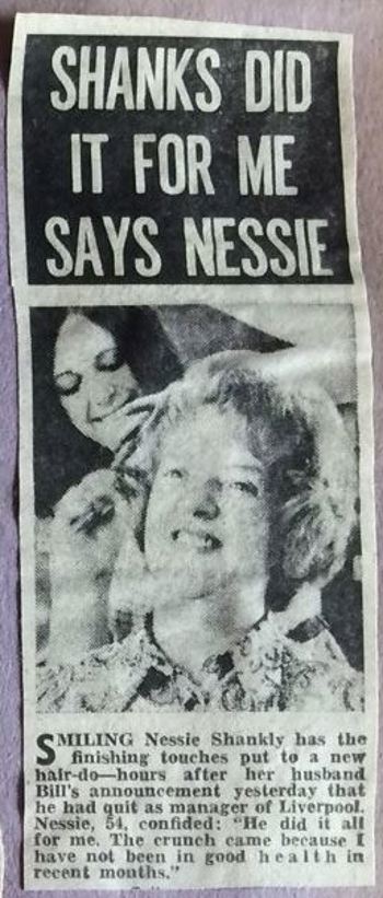 Shanks did it for me, says Nessie