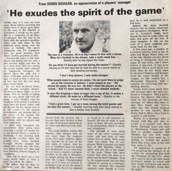 He exudes the spirit of the game