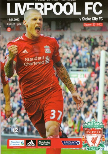 Matchday programme 14 January 2012