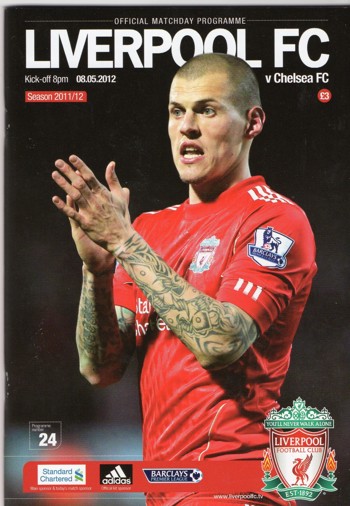 Matchday programme 8 May 2012