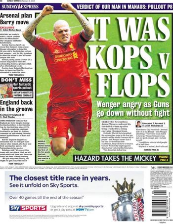 Sunday Express 8 February 2014