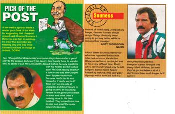 Souness on his way to be sacked - Jimmy Greaves' column