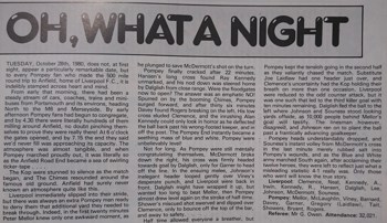 Report From Portsmouth Match Programme