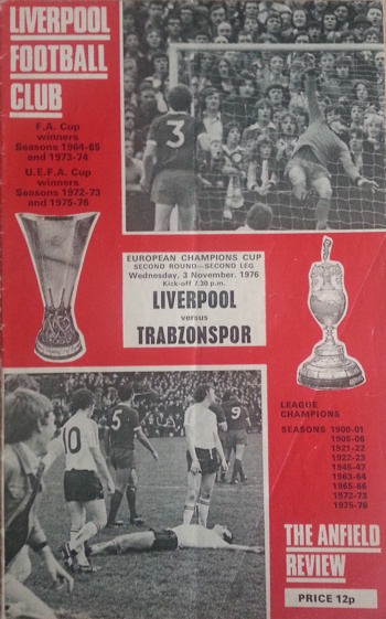 Match Programme Cover