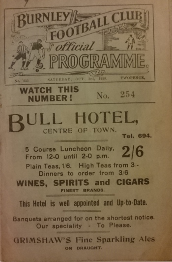 Match programme