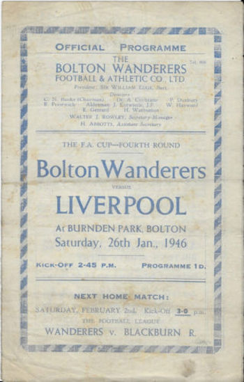 Match programme