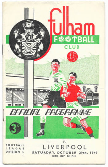 Match programme