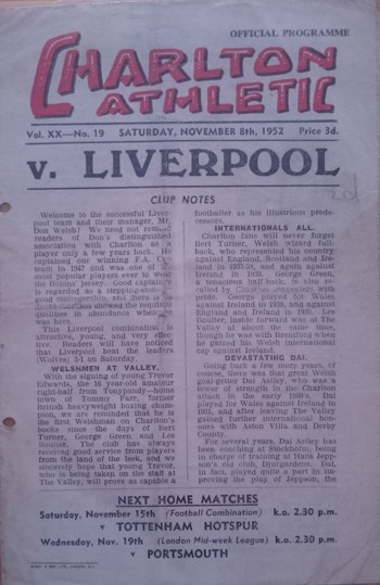 Match programme