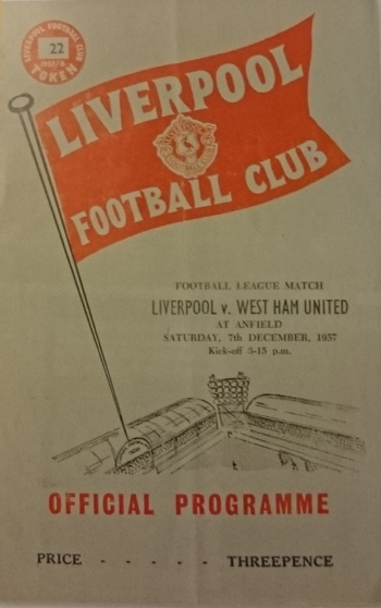 Match programme