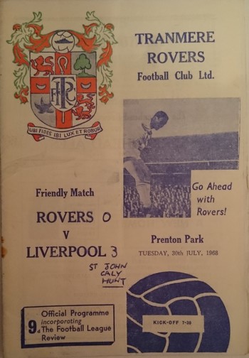 Match programme
