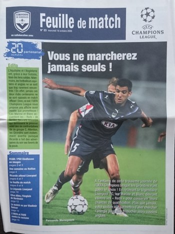 Match Programme