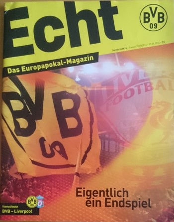 Match programme