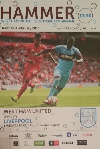 Match programme