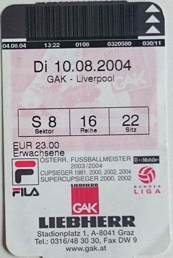 Match ticket
